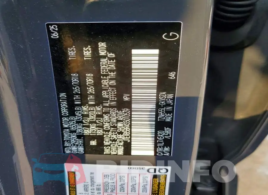 JTEVB5BR4S5010539 Photo# 14
