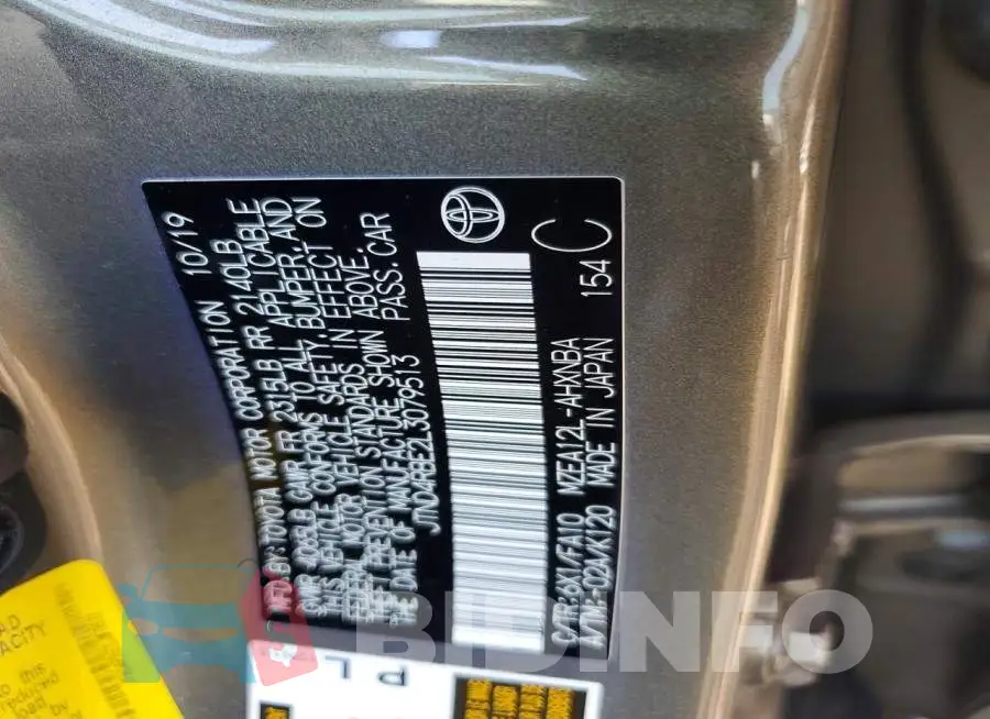 JTND4RBE2L3079513 Photo# 12