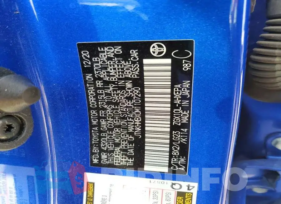 JTNKHMBX0M1107290 Photo# 13