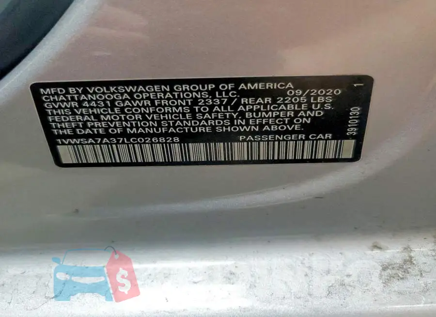 1VWSA7A37LC026828 Photo# 12