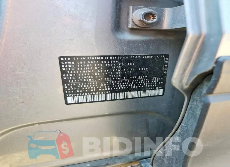 3VVFB7AXXRM042390 Photo# 13