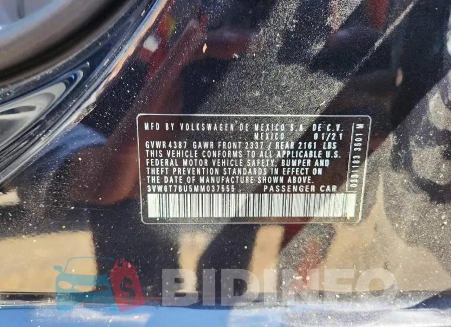 3VW6T7BU5MM037555 Photo# 13