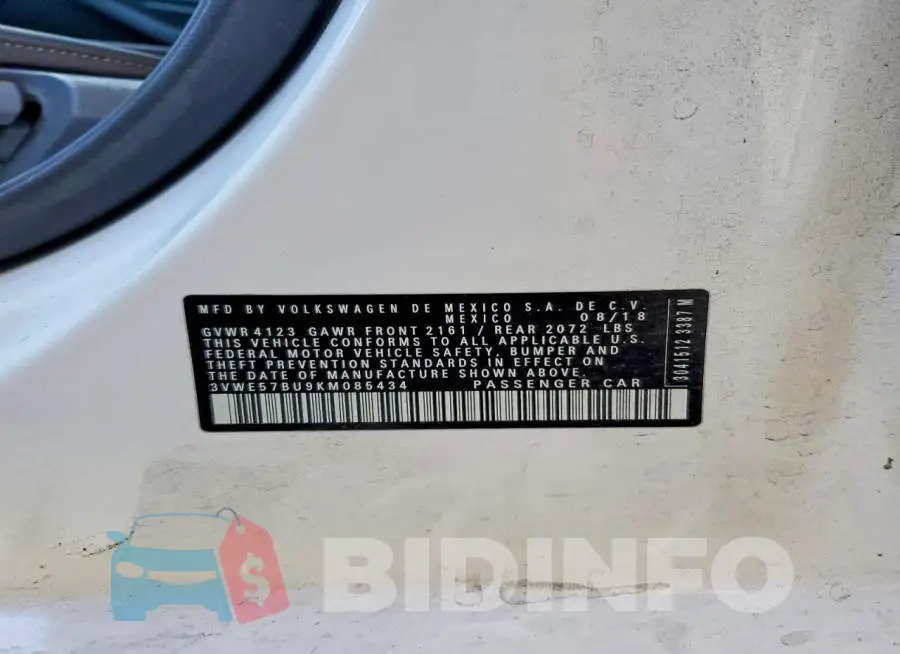 3VWE57BU9KM085434 Photo# 12