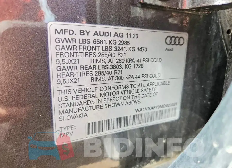 WA1VXAF79MD020381 Photo# 12