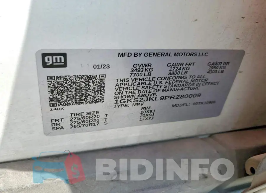 1GKS2JKL9PR280009 Photo# 13