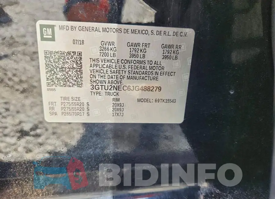 3GTU2NEC6JG488279 Photo# 12
