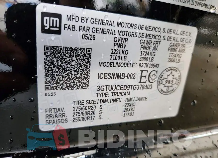 3GTUUCED9TG378403 Photo# 12