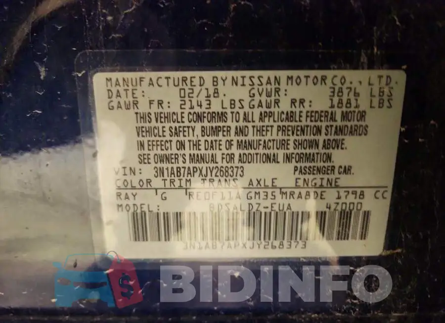 3N1AB7APXJY268373 Photo# 12