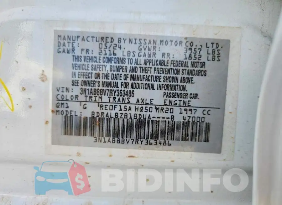 3N1AB8BV7RY363486 Photo# 12
