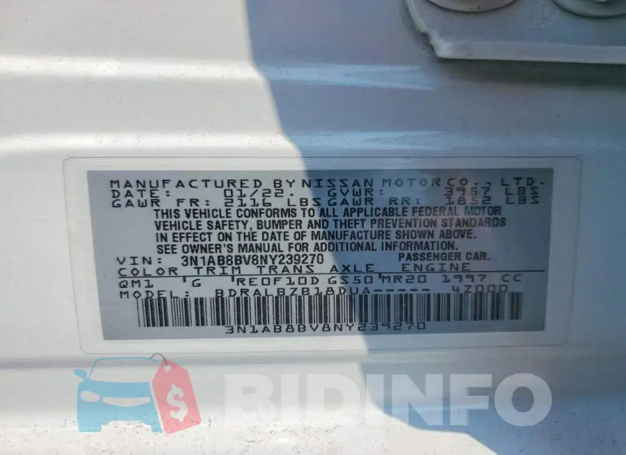 3N1AB8BV8NY239270 Photo# 13
