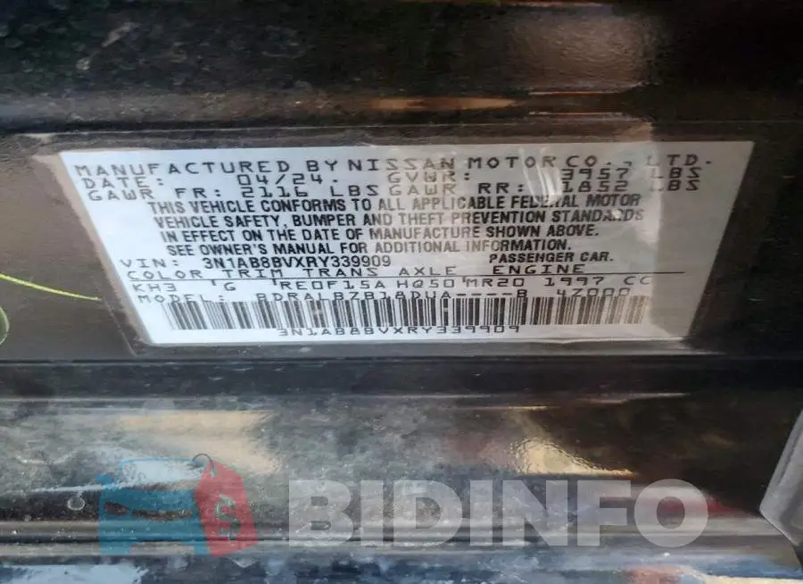 3N1AB8BVXRY339909 Photo# 12