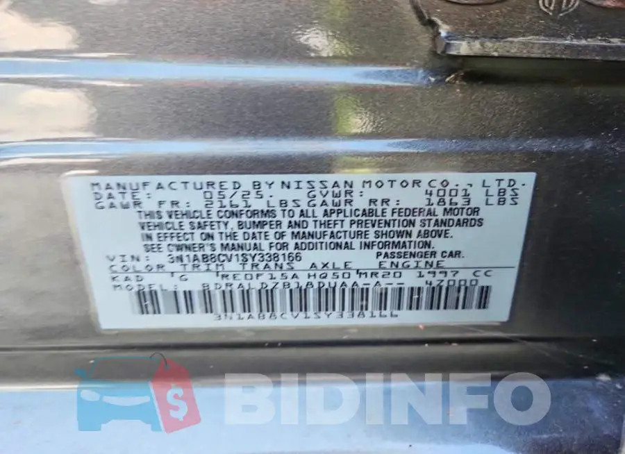 3N1AB8CV1SY338166 Photo# 12
