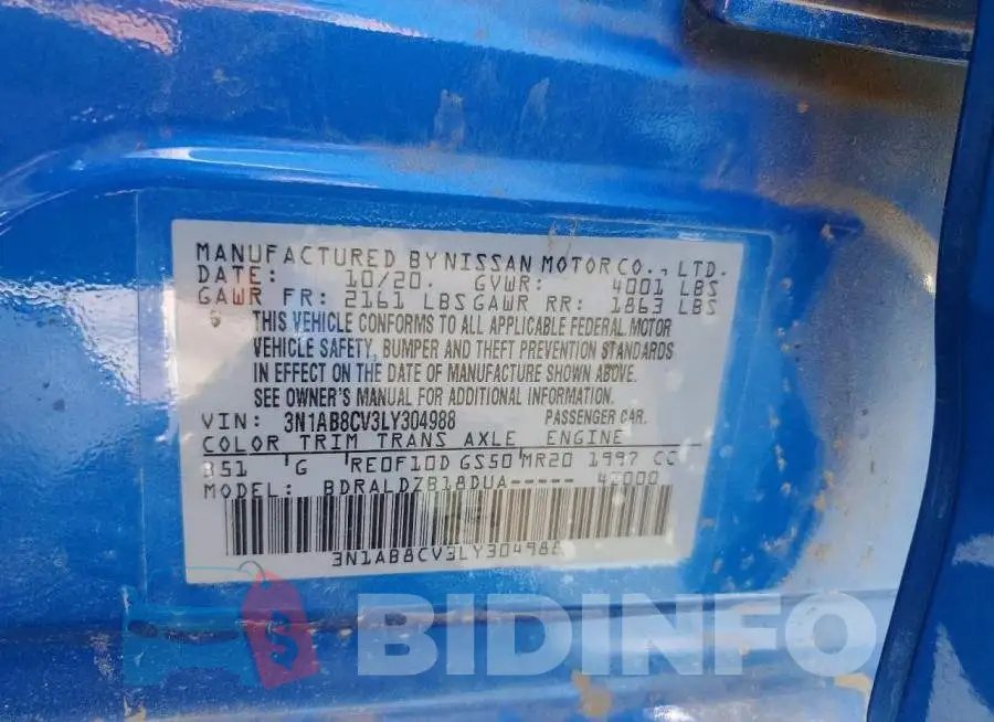 3N1AB8CV3LY304988 Photo# 13