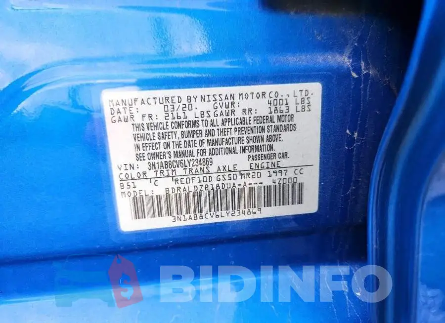 3N1AB8CV6LY234869 Photo# 12