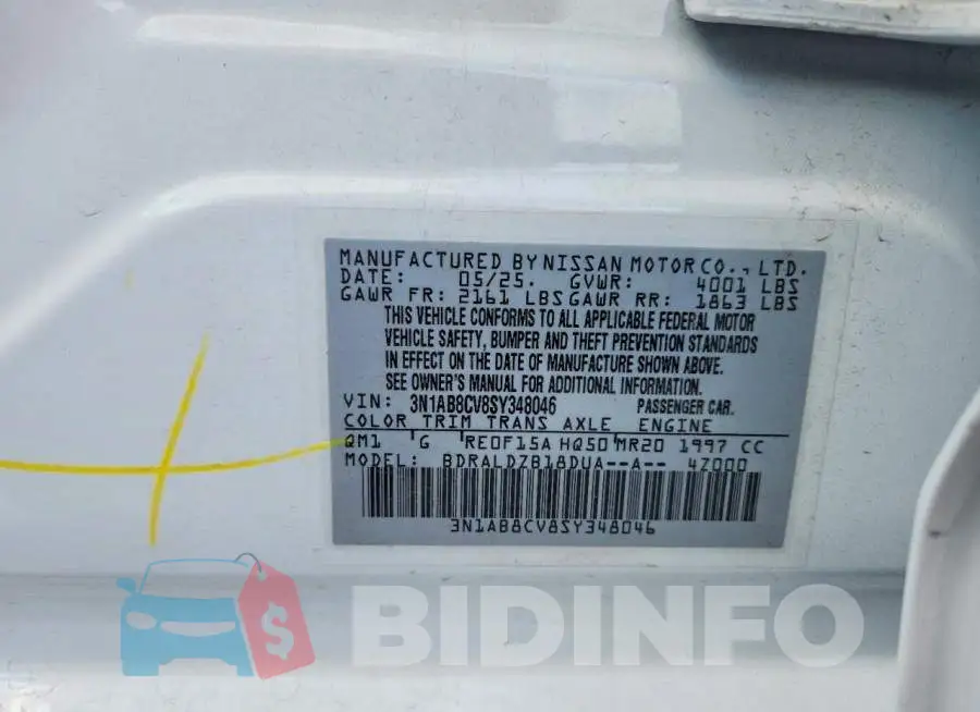 3N1AB8CV8SY348046 Photo# 13