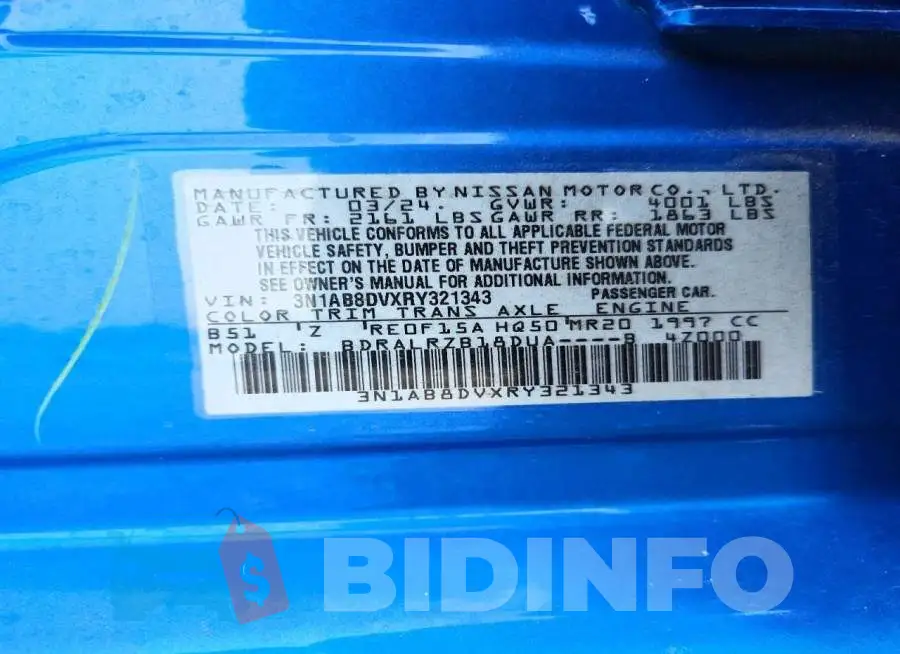 3N1AB8DVXRY321343 Photo# 12