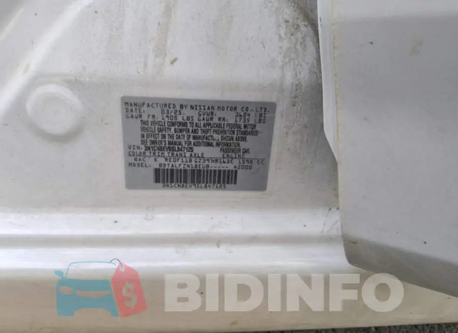 3N1CN8EV9SL847125 Photo# 12