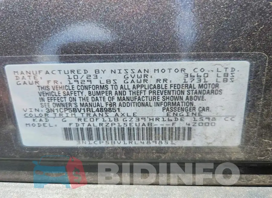 3N1CP5BV1RL489851 Photo# 13