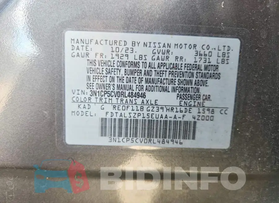3N1CP5CV0RL484946 Photo# 12