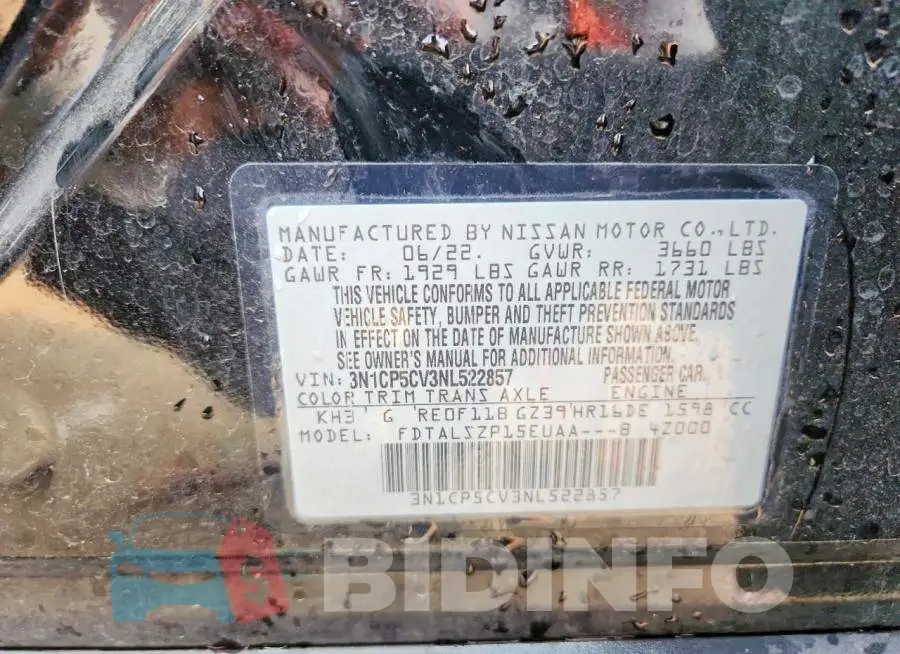 3N1CP5CV3NL522857 Photo# 13