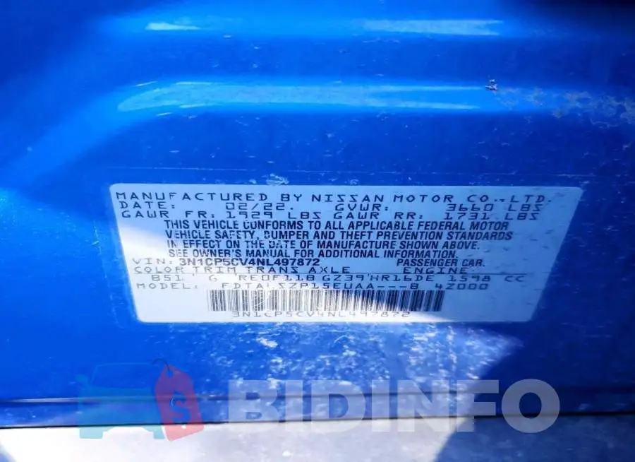 3N1CP5CV4NL497872 Photo# 13