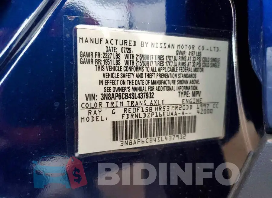 3N8AP6CB4SL437932 Photo# 13