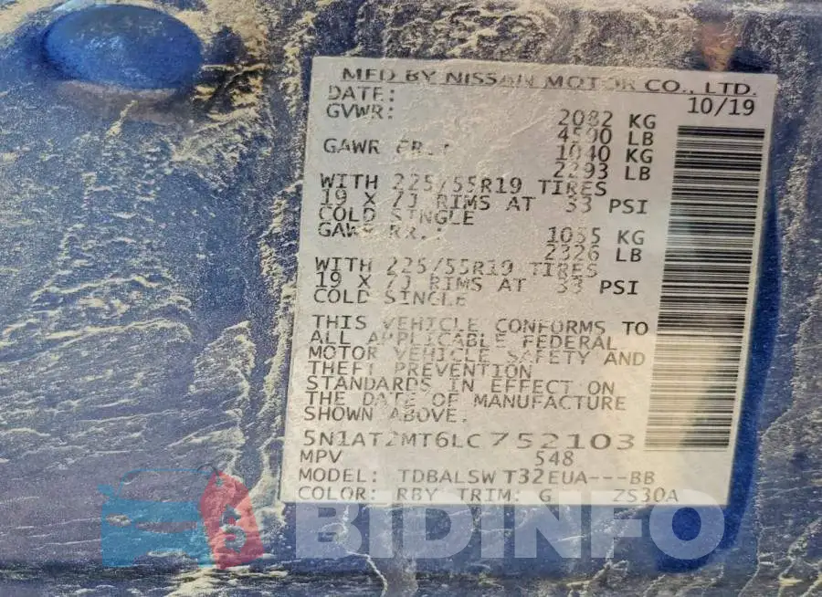 5N1AT2MT6LC752103 Photo# 13
