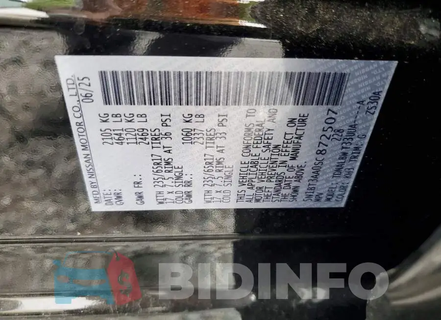 5N1BT3AA0SC872507 Photo# 14