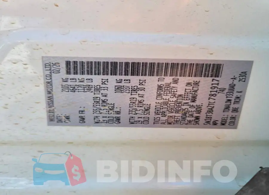 5N1BT3BA2TC781917 Photo# 13