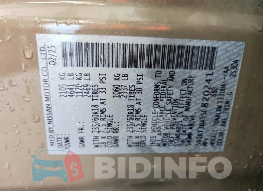5N1BT3BA5SC820241 Photo# 12