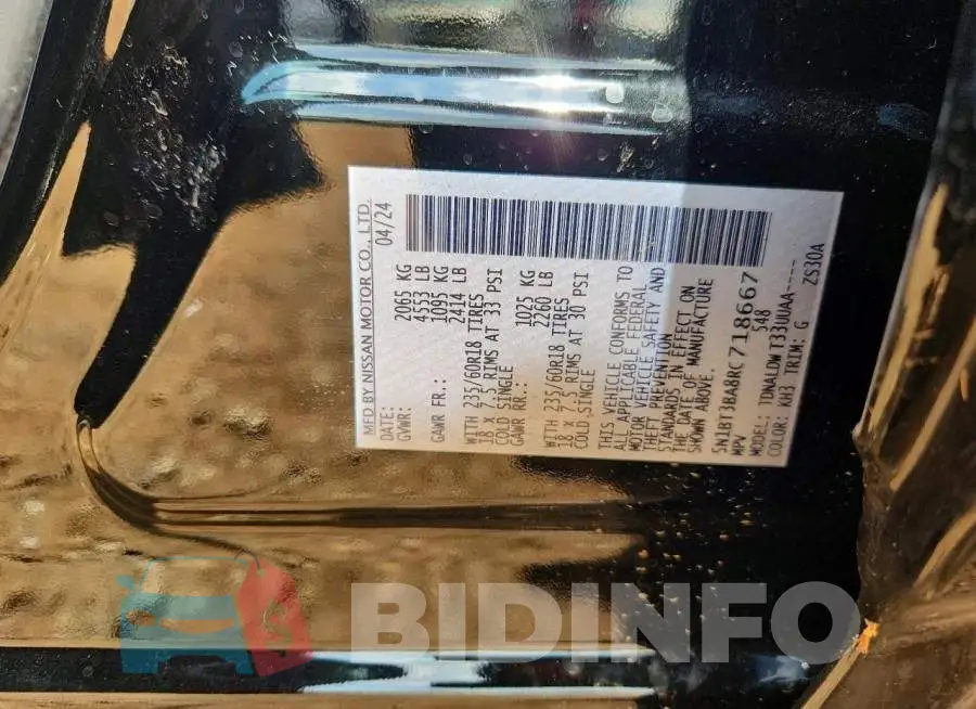 5N1BT3BA8RC718667 Photo# 13