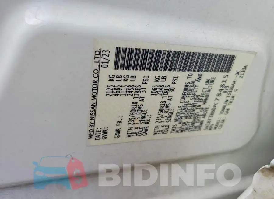 5N1BT3BB0PC784815 Photo# 13