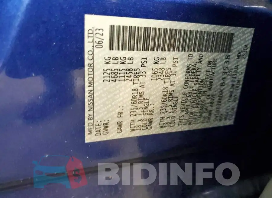 5N1BT3BB0PC843538 Photo# 12