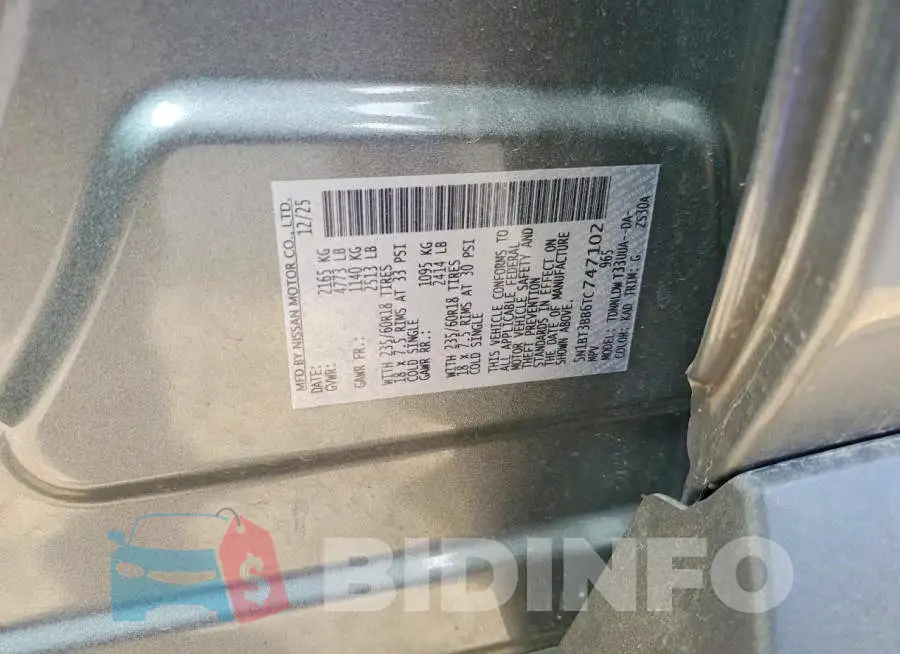 5N1BT3BB6TC747102 Photo# 13