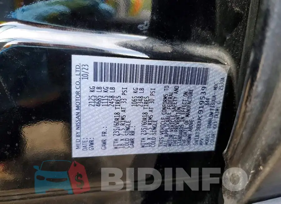 5N1BT3BBXPC919539 Photo# 13
