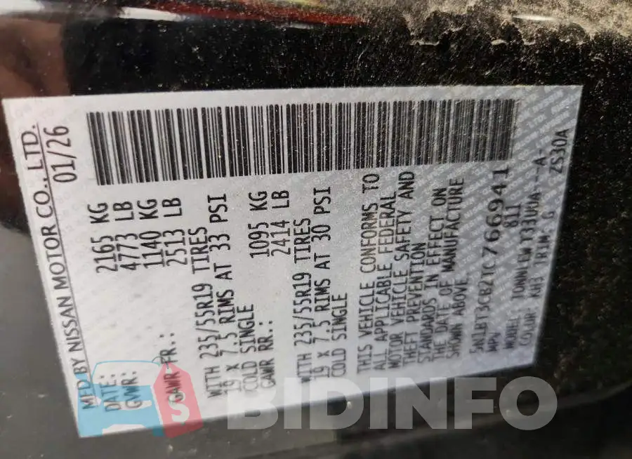 5N1BT3CB2TC766941 Photo# 14