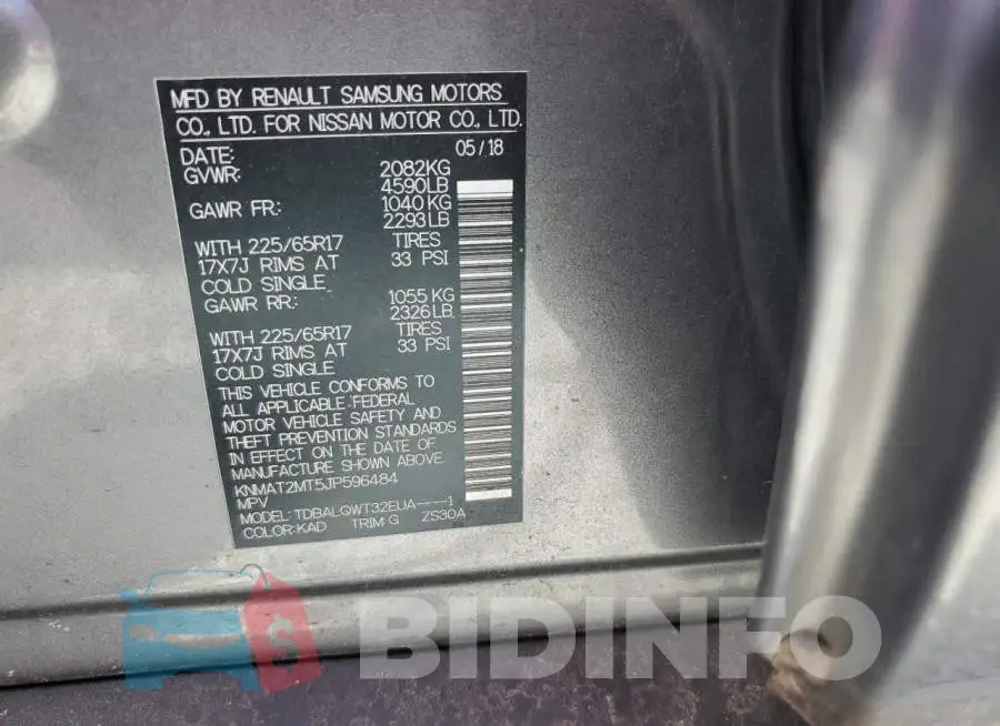KNMAT2MT5JP596484 Photo# 12