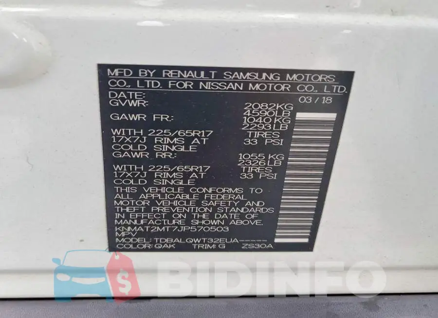 KNMAT2MT7JP570503 Photo# 13