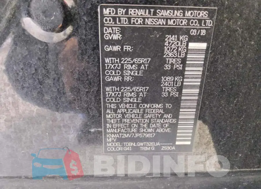 KNMAT2MV7JP579817 Photo# 13