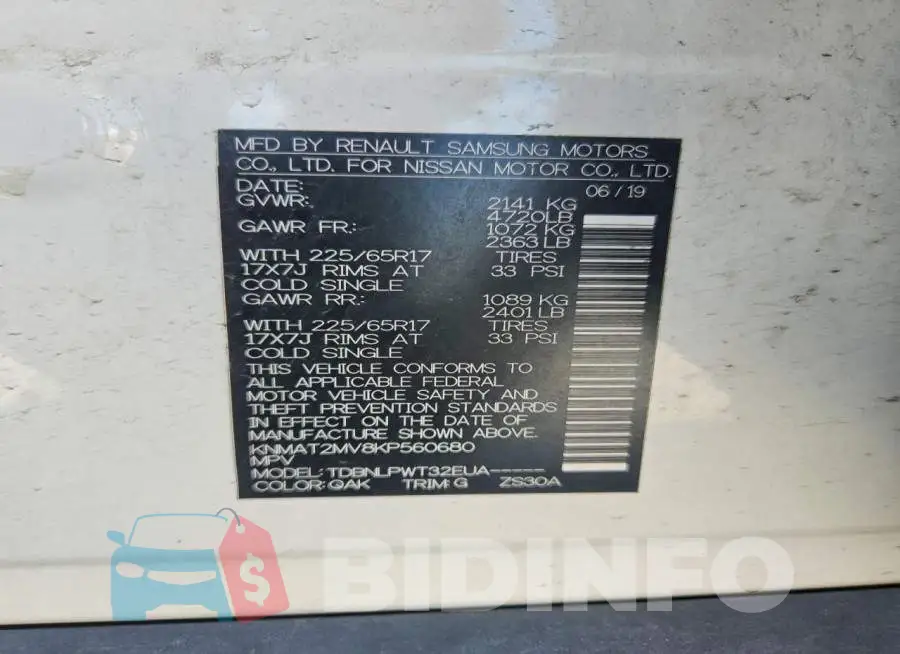 KNMAT2MV8KP560680 Photo# 12
