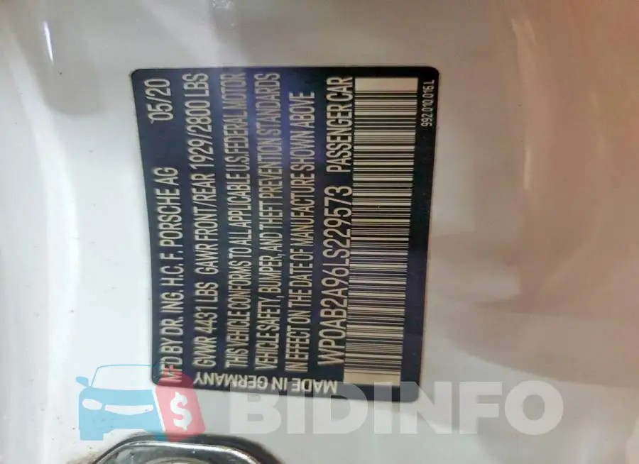 WP0AB2A96LS229573 Photo# 12