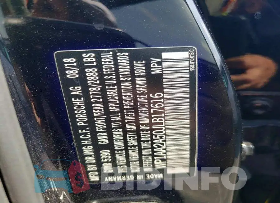 WP1AA2A50JLB17616 Photo# 13