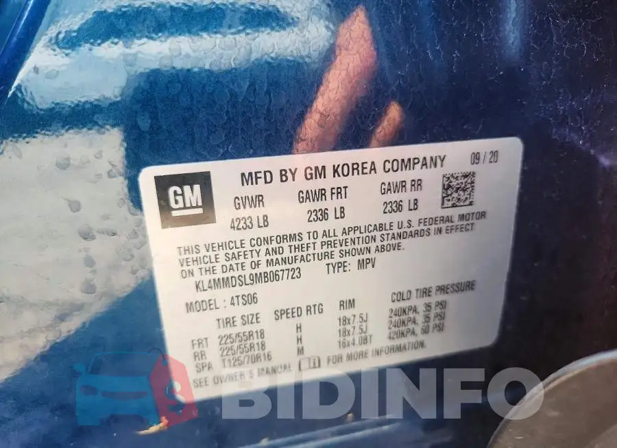 KL4MMDSL9MB067723 Photo# 13