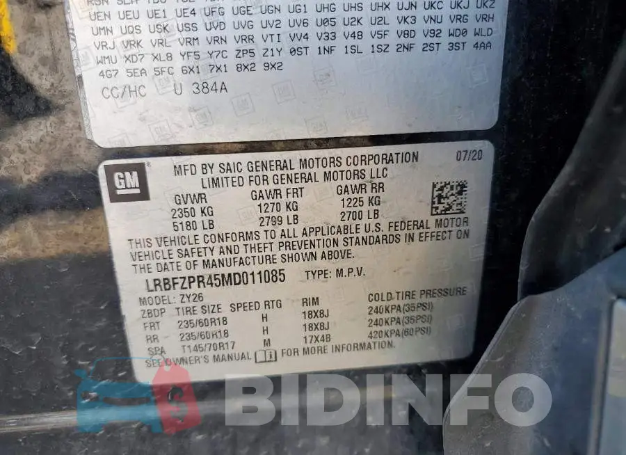 LRBFZPR45MD011085 Photo# 12
