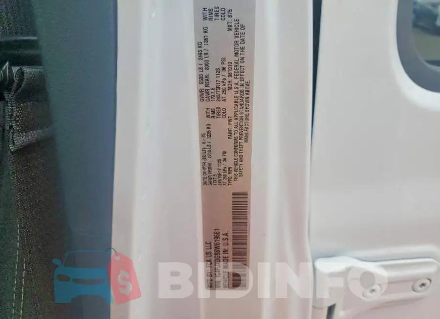 1C4PJXDG9SW619661 Photo# 13