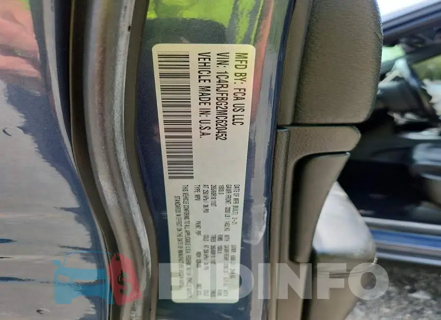 1C4RJFBG2MC620452 Photo# 14