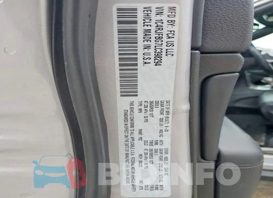 1C4RJFBG7LC398294 Photo# 13