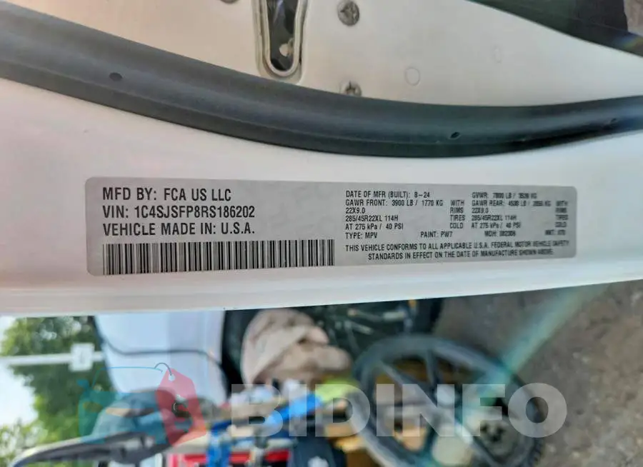 1C4SJSFP8RS186202 Photo# 13