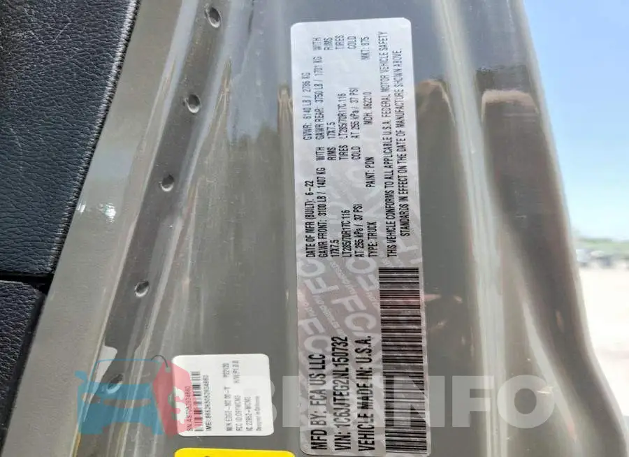 1C6JJTEG2NL150732 Photo# 12