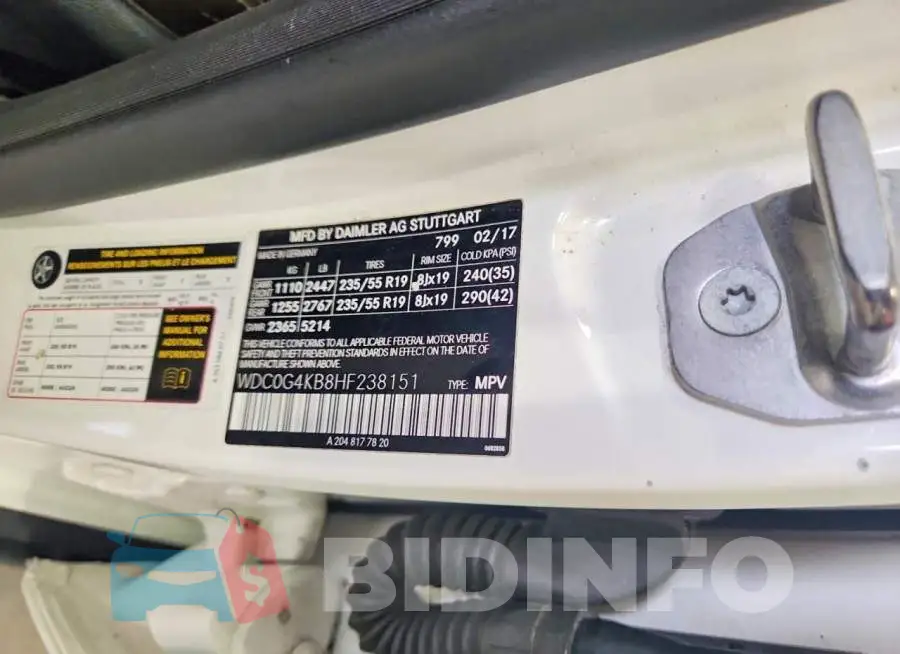 WDC0G4KB8HF238151 Photo# 13